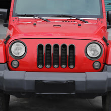 For 2007-2018 Jeep Wrangler JK Front Grill Inserts & Headlight Trim & Turn Signal Bezel Kit（11 pcs） RT-TCZ