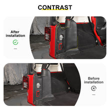 For 2007-2018 Jeep Wrangler JKU 4 Door Rear Trunk Side Protection Pad Cover（2 pcs） RT-TCZ