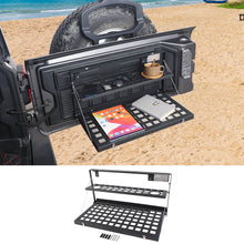 For 2018+ Jeep Wrangler JL JLU Metal Rear Door Tailgate Table Shelf Storage Rack RT-TCZ