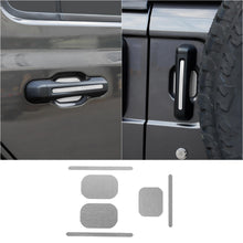 For 2018+ Jeep Wrangler JL 2-Door Version Exterior Door Handle Bowl Sticker Trim Cover (3 pcs) RT-TCZ