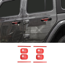 For 2020+ Jeep Gladiator JT 4 Door Aluminium Door Handle Trim Cover（8 pcs） RT-TCZ