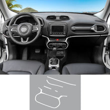 For 2015-2017 Jeep Renegade Dashboard Strip Trim Center Control Decor Cover RT-TCZ