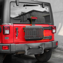 For 2007-2018 Jeep Wrangler JK Tailgate Expansion Bracket Rear Door Support Rack Cargo Mount（4 pcs） RT-TCZ