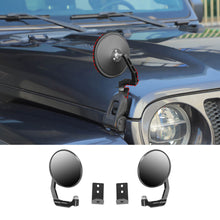 For 2018+ Jeep Wrangler JL & Gladiator JT Engine Hood Hinge Rear View Mirrors Door Off Anti-Shake (2 pcs) RT-TCZ
