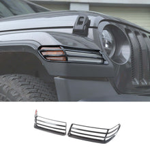 For 2018+ Jeep Wrangler JL & JT ABS Wheel Eyebrow Lampshade Cover Trim RT-TCZ