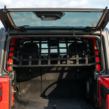 For 2018+ Jeep Wrangler JL 4-Door Version Car Rear Cargo Trunk Net Mesh Restraint System RT-TCZ