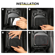 For Jeep Wrangler JK JL JT Interior Armrest Box Hanging Elastic Grid Woven Board Accessories RT-TCZ