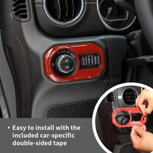 For 2024+ Jeep Wrangler JL & Gladiator JT 4-Door Version Interior Center Console Gear Shift Trim Cover Kit (14 pcs) RT-TCZ