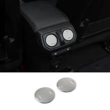 For 2018+ Jeep Wrangler JL / Gladiator JT 2 x Armrest Box Rear Air Vent Trim Aluminum Alloy RT-TCZ