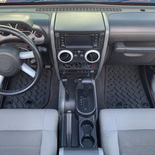 For 2007-2018 Jeep Wrangler JK 2-Door Version Original Front Row Double Hole Floor Mat Foot Mats (2 pcs) RT-TCZ