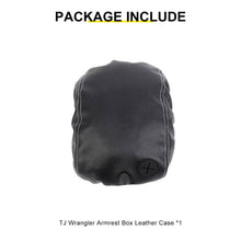 For 1997-2006 Jeep Wrangler TJ Center Console Armrest Box Pad Leather Cover RT-TCZ