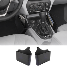 For 2014+ Jeep Cherokee Gear Shift Both Side Storage Box & Tray Center Console Organizer RT-TCZ
