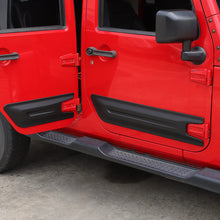 For 2007-2018 Jeep Wrangler JK 4-Door Version Car Door Anti Scratch Protective Panel Trim Cover (4 pcs) RT-TCZ