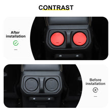 For 2018+ Jeep Wrangler JL / Gladiator JT 2 x Armrest Box Rear Air Vent Trim Aluminum Alloy RT-TCZ