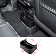 For 2018+ Jeep Wrangler JL JLU, Gladiator JT Rear Seat Cup Holder Floor Console Mounted Drink Holders Storage Box RT-TCZ
