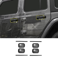 For 2020+ Jeep Gladiator JT 4 Door Aluminium Door Handle Trim Cover（8 pcs） RT-TCZ