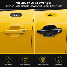 For 2023+ Jeep Avenger 10 x Exterior Door Handle Bowl Shell Decor Cover Trim RT-TCZ
