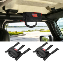 For Jeep Wrangler CJ YJ TJ JK JL &Gladiator JT Heavy Duty Roll Bar Grab Handles with Storage Bag RT-TCZ