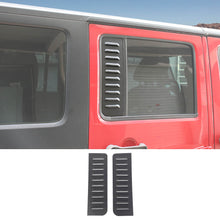 For 2007-2017 Jeep Wrangler JKU Rear Car Door Small Window Glass Cover Trim 4 Door RT-TCZ