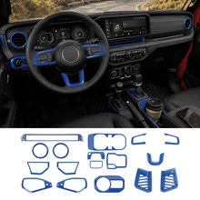 For 2024+ Jeep Wrangler JL/Gladiator JT 17 x Center Console/Roof Decoration Trim Kit RT-TCZ