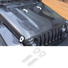 For 2018+ Jeep Wrangler JL & Gladiator JT Hood Hinge Latch Lock Catch Cover Trim Accessories 4PCS RT-TCZ