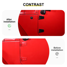 For 2007-2018 Jeep Wrangler JK 4-Door US Flag Door Hinge Cover Trim（8 pcs） RT-TCZ