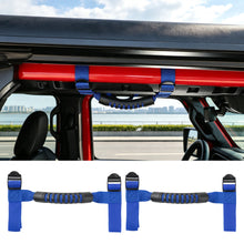 For Jeep Wrangler TJ JK JL JT 2-Door 2 x Top Roll Bar Grab Handles Grip RT-TCZ