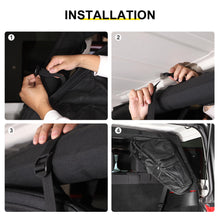 For Jeep Wrangler JK JL 4-Door Version Interior Roll Bar Storage Bag Organizer Multi-Pocket  Accessories RT-TCZ