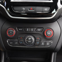 For 2014+ Jeep Cherokee & 2014-2020 Grand Cherokee Audio Switch Button Ring Trim Cover（2 pcs） RT-TCZ