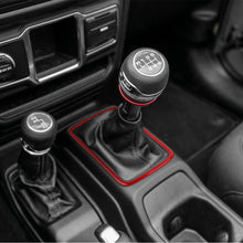 For 2018+ Jeep Wrangler JL & Gladiator JT Interior Center Console Gear Shift Trim Ring Cover RT-TCZ