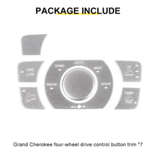 For 2011-2020 Jeep Grand Cherokee 4WD Control Button Trim Cover（7 pcs） RT-TCZ