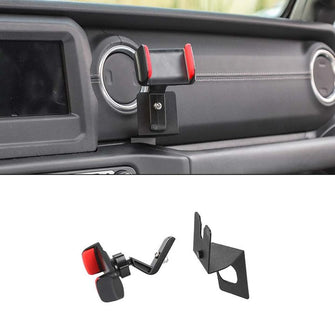 For 2018-2023 Jeep Wrangler JL & Gladiator JT Cell Phone Holder Walkie Talkie Stand Mount Bracket RT-TCZ