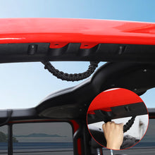 For 2024+ Jeep Wrangler JL/Gladiator JT 4 x Roll Bar Roof Top Paracord Grab Handles Grip US Flag 4-Door