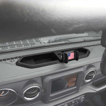 For 2018+ Jeep Wrangler JL/Gladiator JT Phone Holder Mount Dash Storage Box Tray US Flag Accessories RT-TCZ