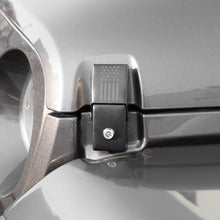 For 2007+ Jeep Wrangler JL/JK/JT Anti-Theft Hood Locking Buckle Catch Latch With keys US Flag RT-TCZ