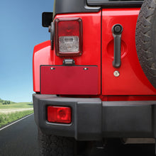 For 2007-2018 Jeep Wrangler JK Rear License Plate Seat Bracket Accessories RT-TCZ