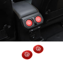 For 2018+ Jeep Wrangler JL / Gladiator JT 2 x Armrest Box Rear Air Vent Trim Aluminum Alloy RT-TCZ