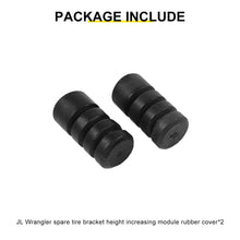 For Jeep Wrangler JK JL Exterior Rear Tailgate Spare Tire Mount Bumper Sleeve Molded