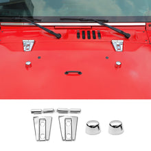 For 2007-2018 Jeep Wrangler JK Engine Hood Rubber Head Hood Hinge Cover Trim Kit (4 pcs) RT-TCZ