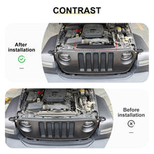 For 2018-2026 Jeep Wrangler JL / Gladiator JT Upper Radiator Cover Plate Durable Engine Bay Trim RT-TCZ