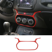 For 2015-2017 Jeep Renegade Car Center Control Air Condition Switch Frame Cover Trim RT-TCZ