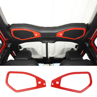 For 2024+ Jeep Wrangler JL & Gladiator JT Top Roof Speaker Stereo Cover Trim Ring RT-TCZ