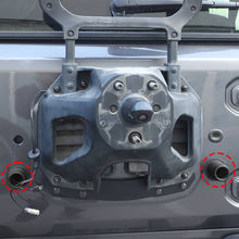 For Jeep Wrangler JK JL Exterior Rear Tailgate Spare Tire Mount Bumper Sleeve Molded