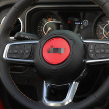 For 2018+ For Jeep Wrangler JL & Gladiator JT Interior Car Console Steering Wheel Center Panel Cover Trim RT-TCZ