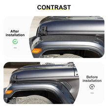 For 2018+ Jeep JL Wrangler / Gladiator JT Front Fender Flare Anti-Scuff Protectors Stickter RT-TCZ