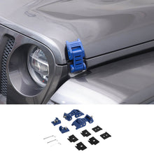 For 2007+ Jeep Wrangler JK JL & Gladiator JT Stainless Steel Hood Latches Hood Lock Catch Kit RT-TCZ