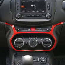 For 2015-2017 Jeep Renegade Car Center Control Air Condition Switch Frame Cover Trim