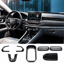 For 2022+ Jeep Compass 7 x Interior Dashboard & Center Console Accent Trim Kit RT-TCZ