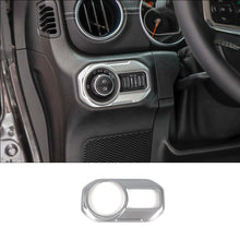 For 2018+ Jeep Wrangler JL JLU & Gladiator JT Car Headlight Lamp Switch Button Decoration Cover Trim RT-TCZ