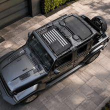 For 2018+ Jeep Wrangler JL JLU 4 Door Sunshade Top Mesh Cover UV Blocker Bikini Screen RT-TCZ